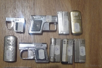 Prodej sbírky starých benzínových zapalovačů č. 2. - 6