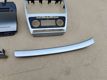 RS dekor Škoda Octavia 2 - leštěný hliník - 6