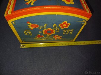 Plechová krabička 28x13x17 cm - 6