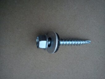 Nová plechová krytina, trapézový plech, Alu-zinek. SKLADEM - 6