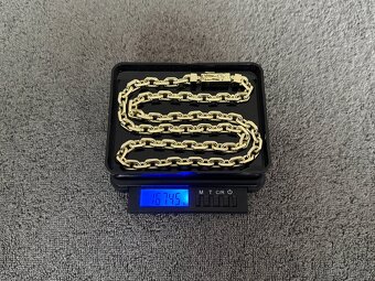 Zlata retez anker pilka 14k 585/1000 167g - 6
