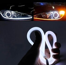 LED Audi DRL denní svícení s funkcí blinkru 60cm - 6