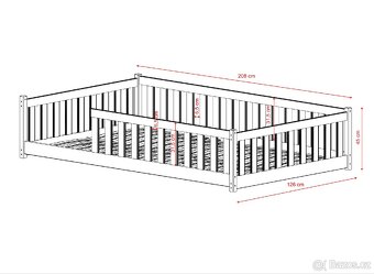 Dětská postel 120x200 - 6