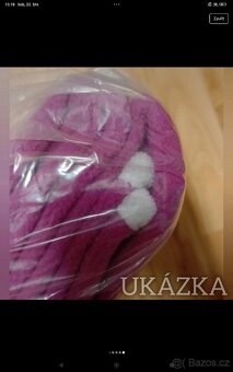 12KS fialových-bílých dek, DecoDoma, příjemné, Beránek - 6