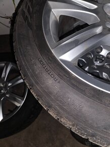 Disky Volvo originál a zimní pneu 255/55 r17 - 6