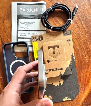 Apple iPhone 16 PRO 128 gb, ZÁRUKA, přírodní titan - 6