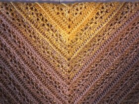 ručně háčkovaný šátek - 6