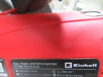 Zánovní kapovací a pokosová pila Einhell TC-SM 2131/2 Dual - 6