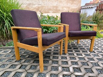 Retro dřevěná křesla Tatra Pravenec - 70. léta - 6