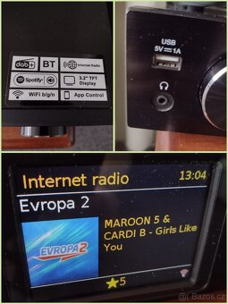 Hifi WiFi internetové rádio v záruce - 6