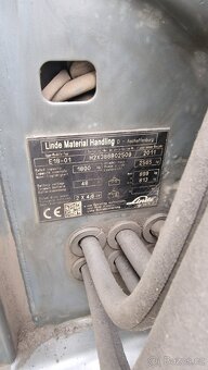Linde E18-01, zdvih 5500mm, zánovní baterie - 6