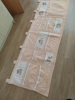 Kapsář na zeď + povlečení ve stejném stylu - oranžová - 6