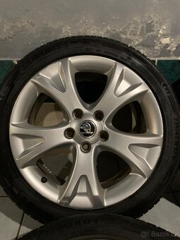 Alu kola Škoda R17 5X112 LETNÍ PNEU 225/45 R17 PALLAS - 6