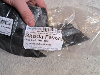 Plastové kryty prahů Škoda Favorit, Forman - 6