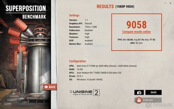 Intel i7-7700K / AMD Radeon RX7600 XT 8GB / 16GB DDR4 / - 6