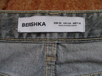Dámské rifle džíny wide leg Bershka M 38 - 6