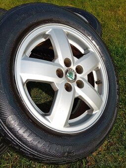 Alu kola R15, 5x100 Škoda - 6