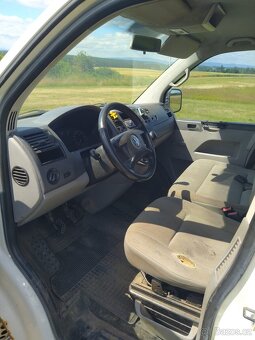 VW transportér T5 long 1.9 TDI 63kw 9mist - 6