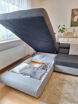 Rozkládací rohová sedací souprava - 6