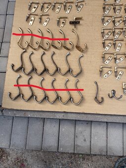 Mosazné kliky,kličky,kličky na okna,oliva,půloliva-2. - 6