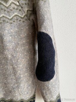 Vlněný svetr Fjallraven Ovik Knit Sweater W Navy - 6