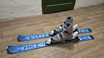 LYŽAŘSKY SET PRO DÍTĚ - LYŽE 110 cm + LYŽAŘSKÉ BOTY + HELMA - 6