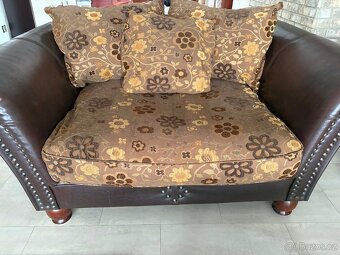 Rustikální trojdílná sedačka - 6