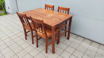 Jídelní stůl a židle - 6