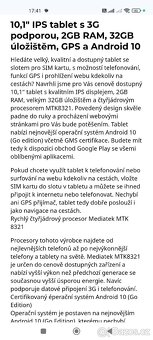 Tablet Umax Visionbook 10a + pouzdro s klávesnicí - 6