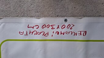 Plachta baner reklamní Stánek Futrál - 6