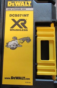 Dewalt 18V aku ruční pila DCS571NT s kufrem TSTAK - 6