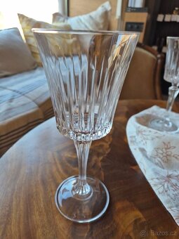 Elegantní sklenice z kavárny – víno, šampaňské, likér - 6