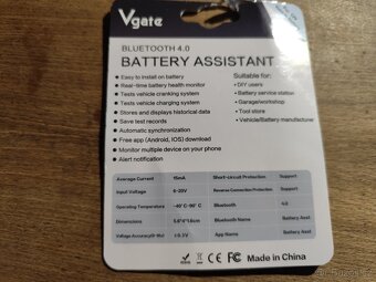 Vgate BA100 testr autobaterie - 6