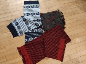 Tři kusy zimních šál - 6