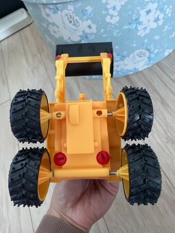 Hasiči a bagr, stroje na pískoviště - 6