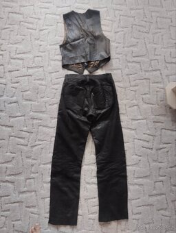 Dámské kožené kalhoty vel.M - 6