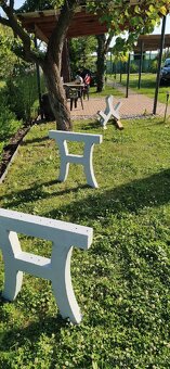 Stůl + lavice beton - 6
