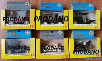 Igra Old timer - stará autíčka s krabičkami 9 ks - 6