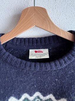 Vlněný svetr Fjallraven Ovik Knit Sweater M Arctic Green - 6
