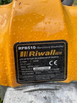 Prodám benzínový křovinořez Riwall PRO RPB510 - 6