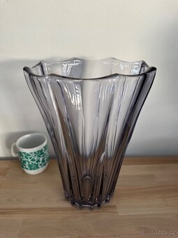 Skleněná váza retro XXL 4kg Schötter - 6