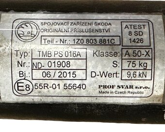 Tažné zařízení 1Z0803881C Škoda Octavia 2 FL kombi r.v. 2011 - 6
