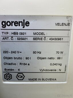 Lednička Gorenje 90 litrů - 6