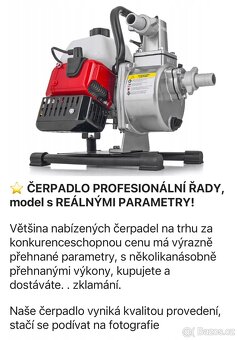 Prodám benzínové čerpadlo na vodu - 6