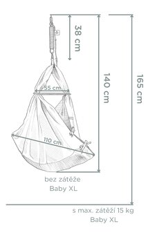 Hojdavak baby včetně pružiny - 6