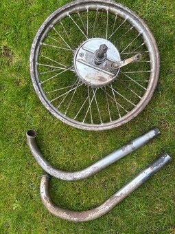 Jawa perak koleno výfuku 2x - 6