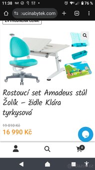 Rostoucí stůl a židle - 6