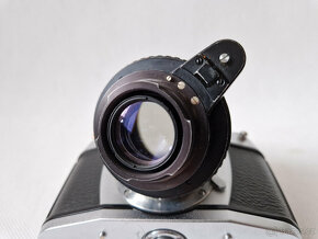 Starý německý fotoaparát Ihagee Exa 500 + objektiv Pancolar - 6