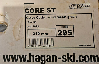 Prodám skialpové LYŽÁKY HAGAN Core ST 29.5,100%ní stav - 6
