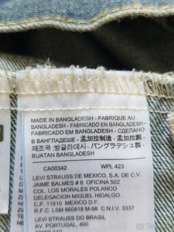 Pánská džíska Levi's Trucker velikost L (52) 1094 - 6